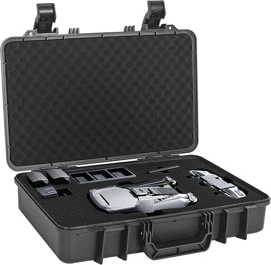 Protective Hard Case Shockproof Water-resistant with Customized DIY Foam Insert fit for Camera, etc, 17.3 X 11.5 X 4-Inch