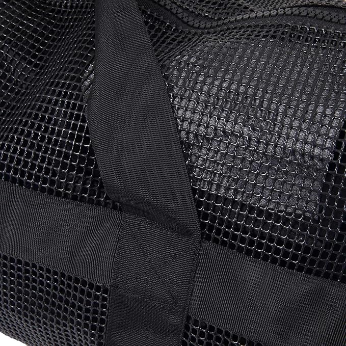 Heavy Duty Large Diving Gear Mesh Bag, Scuba and Snorkeling Gear Mesh Duffle Bag, Large Mesh Travel Duffel Bag, Mesh Beach Bag (With Pocket, 30-inch)