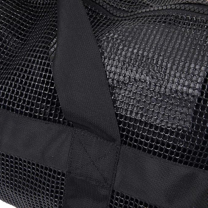 Heavy Duty Large Diving Gear Mesh Bag, Scuba and Snorkeling Gear Mesh Duffle Bag, Large Mesh Travel Duffel Bag, Mesh Beach Bag (With Pocket, 30-inch)