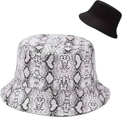 XYIYI Cute Bucket Hat Beach Fisherman Hats for Women, Reversible Double-Side-Wear
