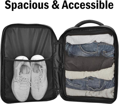 Expandable Travel Backpack, Business Laptop Backpack,TSA-Flight Approved Backpack with USB Charging Port fit 17.3 Inch Laptop for Men Women