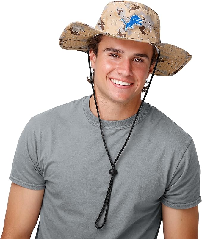 NFL Solid Team Color Logo Sport Outdoor Sun Bucket Boonie Hat