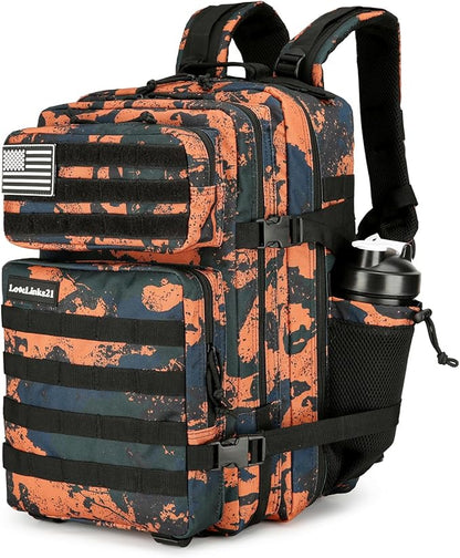 25L Tactical Backpack for Men and Women Military Backpack Small Assault Pack Molle Backpack Bug Out Bag Travel Rucksack Daypack (Mars Camo)