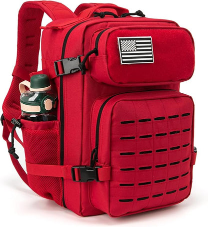 QT&QY 25L/45L Military Tactical Backpack For Men Molle Daypack 3 Day Bug Out Bag Hiking Rucksack With Bottle Holder