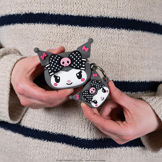 iFace Sanrio My Melody 50th and Kuromi 20th Anniversary Case Compatible with AirTag [Special Limited Edition] - Kuromi 20th Anniversary