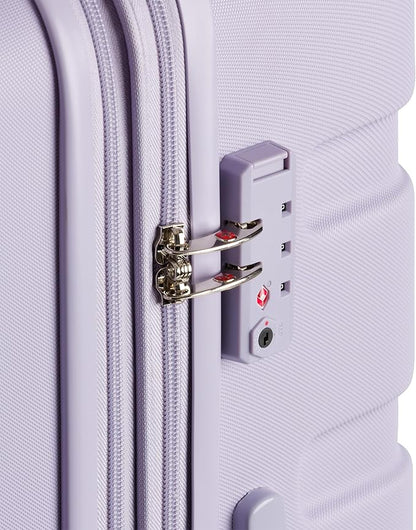 SwissGear 7366 Signature Hardside Expandable Luggage with Spinner Wheels, TSA Lock, Evening Haze, Checked-Large 27-Inch