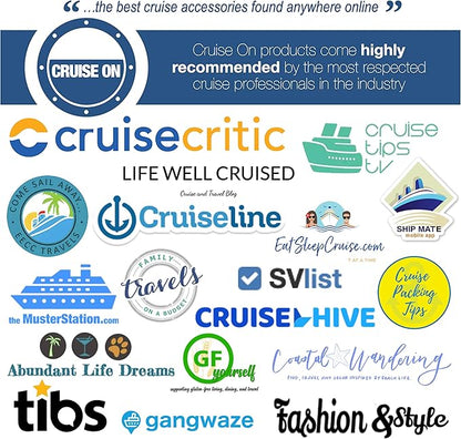 Cruise Approved Power Strip Non Surge Protector with 3.3 ft Travel Extension Cord and USB Ports [2 USB, 2 USB-C, 3 AC] Cruise Ship Essentials for Carnival, Princess, & Major Cruise Lines 2025 & 2026