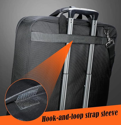 WELKINLAND 3-Suits Garment Bag for Travel with Toiletry Bag, 30L-Large Suit Carry On Garments Bag for Travels, 15-Pockets Suits Holder Travel Bags, Wrinkle-Free Suit and Dress Garment Bag for Travels