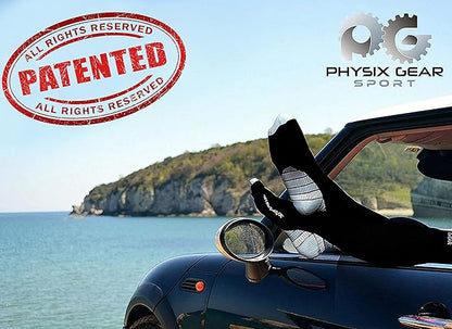 Physix Gear Compression Socks 20-30 mmHg - Men & Women - Running, Nurses, Shin Splints, Flight, Travel