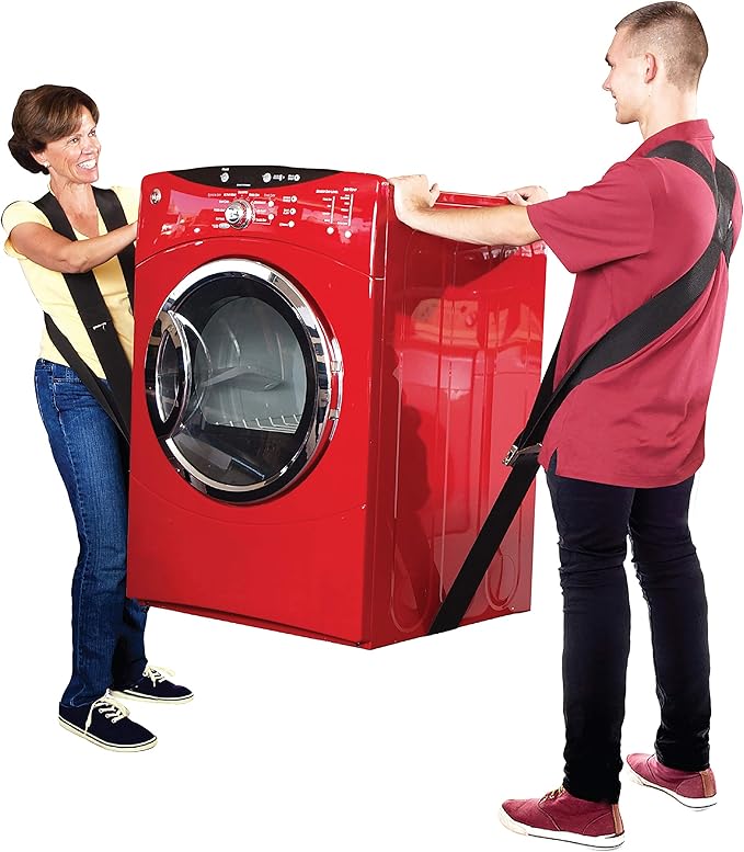 Shoulder Dolly Moving Straps - Lifting Strap for 2 Movers - Move, Lift, Carry, And Secure Furniture, Appliances, Heavy, Bulky Objects Safely, Efficiently, More Easily Like The Pros - LD1000