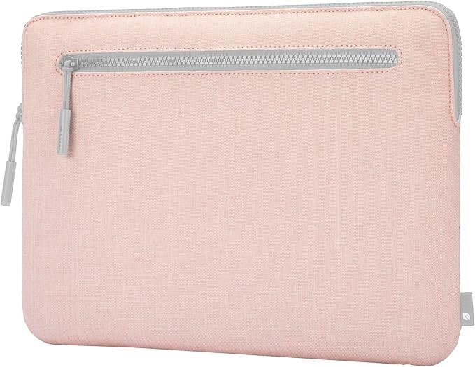 Incase Compact Laptop Sleeve with Woolenex - 14" MacBook/Laptop and iPad/Tablet Sleeve, Computer Case and Cover, Lightweight, Weather Resistant, with Slip Pocket for Accessories - Blush Pink