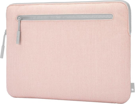Incase Compact Laptop Sleeve with Woolenex - 14" MacBook/Laptop and iPad/Tablet Sleeve, Computer Case and Cover, Lightweight, Weather Resistant, with Slip Pocket for Accessories - Blush Pink