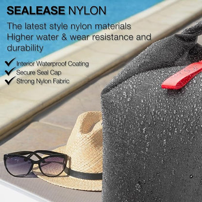 Travel Vacuum Compression Storage Bags, 2 Pcs 25L Dry Bags for Suitcase Luggage Packing Seal, Carry on for Space Save