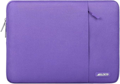 MOSISO Laptop Case 13.3 inch, 13-13.3 inch Laptop Sleeve Compatible with MacBook Air/Pro 13/Pro 14 M5 M4 M3 M2 M1, HP Dell ASUS Lenovo,Polyester Vertical Computer Sleeve Bag with Pocket, Ultra Violet