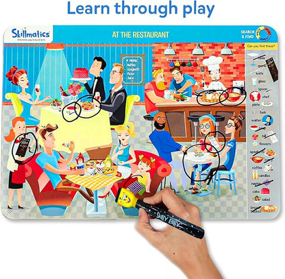 Skillmatics Search and Find Educational Game - Reusable Preschool Learning Activities, Perfect for Toddlers & Kids Who Love Toys, Art & Crafts, Builds Vocabulary, Gifts for Ages 3, 4, 5, 6