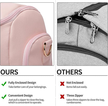 Carry On Garment Bag for Travel, Convertible Travel Garment Bag for Men Women, 2 in 1 Hanging Suitcase Suit Business Travel Bag