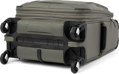 Travelpro Maxlite 5 Softside Expandable Luggage with 4 Spinner Wheels, Lightweight Suitcase, Men and Women, International, Slate Green, Carry-on 19-Inch