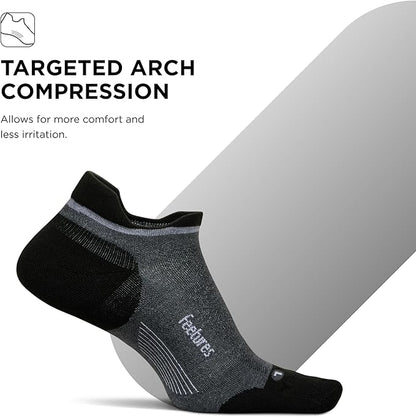 Feetures Elite Golf Max Cushion Tab Ankle Socks - Sport Sock with Targeted Compression