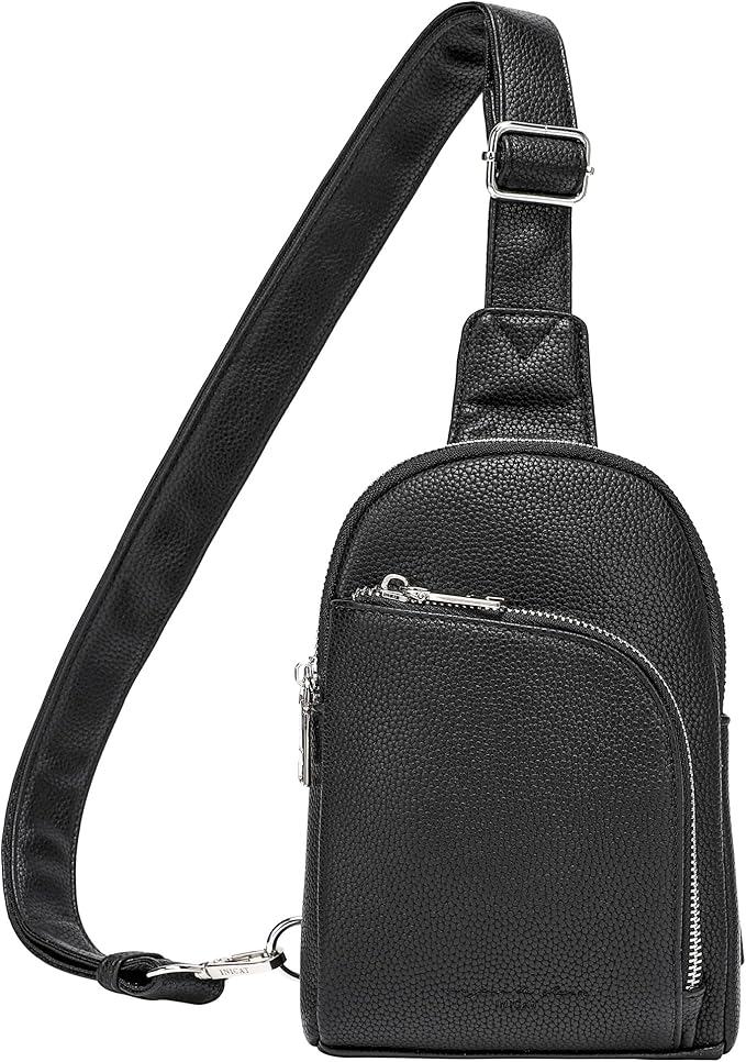 INICAT RFID Blocking Sling Bag,Anti Theft Crossbody Bags for Women,Travel Gifts Cross Body Purses Vegan Leather
