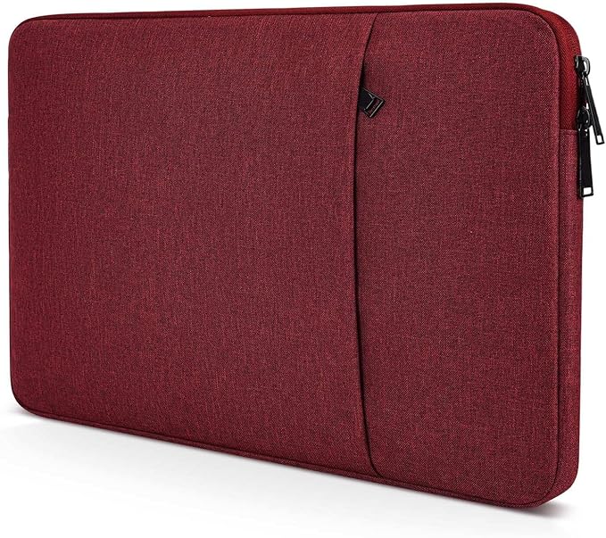 Laptop Case Sleeve 14 inch for HP Pavilion 14, Stream 14, Chromebook 14, Dell Inspiron 14, Lenovo Flex 5, Lenovo ideapad 14, ASUS Zenbook 14, Computer Sleeve 14.5 inch Carrying Bag -Wine Red