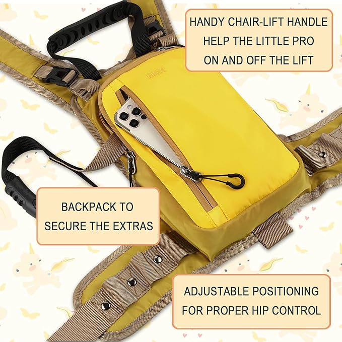QOGIR Ski and Snowboard Harness for Kids: Learn to Ski and Teach Your Child The Speed Control