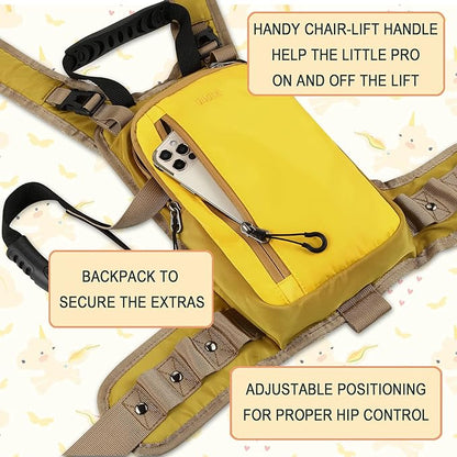 QOGIR Ski and Snowboard Harness for Kids: Learn to Ski and Teach Your Child The Speed Control