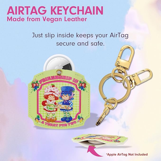 Sonix Keychain Case Compatible with Apple AirTag | Protective AirTag Cover Keychain Charm | Strawberry Shortcake Treats