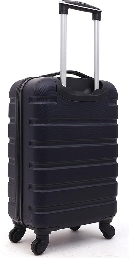 Wrangler 21.5" Spinner Carry-On Luggage, Navy Blue