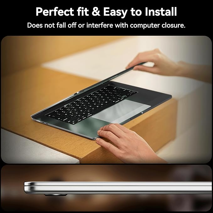 IPROKKO 360° Privacy Screen MacBook Air 15 inch (2023, 2024, 2025,M2,M3,M4),Matte Anti Glare Blue Light 15" Mac Scratch Resistant Laptop Screen Protector Filter