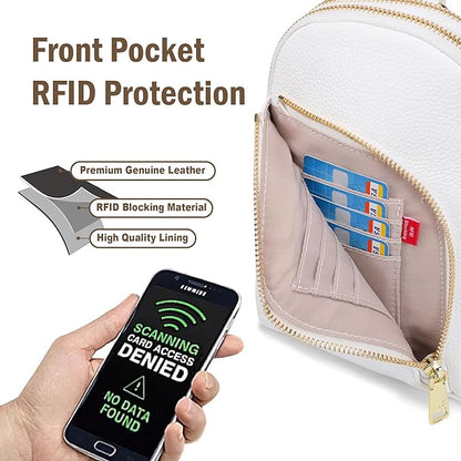 INICAT RFID Blocking Sling Bag,Anti Theft Crossbody Bags for Women,Travel Gifts Cross Body Purses Vegan Leather