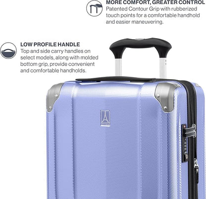 Travelpro Pathways 3 Hardside Expandable Luggage, 8 Spinner Wheels, Lightweight Hard Shell Suitcase, Checked Large 28 Inch, Persian Violet