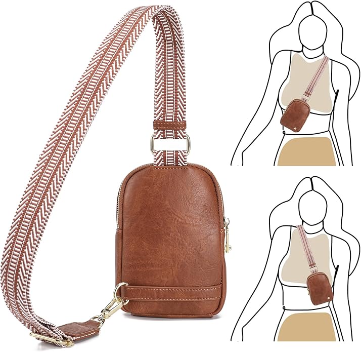 INICAT Small Anti Theft Crossbody Bags for Women, Vegan Leather Sling Cross Body Purse Travel Essentials Teen Girl Gifts