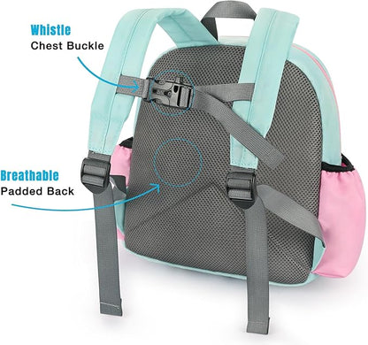 STEAMEDBUN Toddler Backpack for Girls 2-4: Preschool Kindergarten Backpacks - 12 inch Daycare Backpack