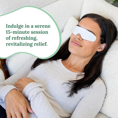 CorneaCare Rescue: Hydrogel Self Cooling Compress | Cold Eye Masks for Puffy Eyes | Self Cooling Eye Compress for Fast Relief | Travel Ready | 12 Count