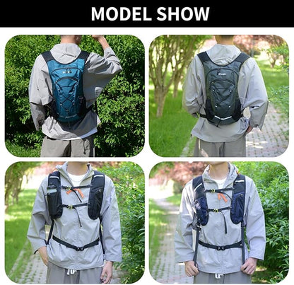 DOJUNS Hiking Backpack Lightweight Travel Backpack 20L Waterproof Hiking Daypacks Camping Backpack for Men Women (Dark Blue)