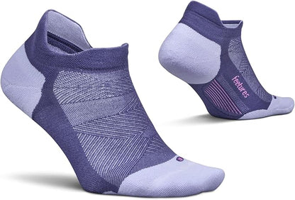 Feetures Elite Max Cushion No Show Tab Ankle Socks - Sport Sock with Targeted Compression
