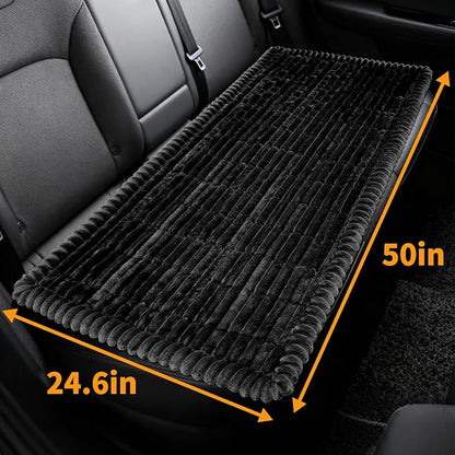 Dog Car Seat Covers for Back Seat, Dog Bed for Car, Car Seat Protector, Fit for Backseat Extenders, Non-Slip Soft Durable for Cars Trucks and SUVs(Black,50x24.6 inch)