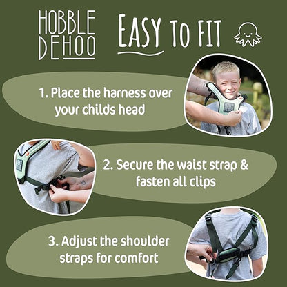 Hobble De Hoo Child Safety Harness | Premium Adjustable Toddler & Kids Harness Ages 2–7 | Autism Support