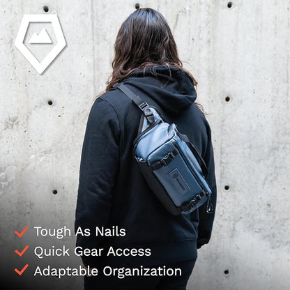 WANDRD ROGUE V1 6L Sling: Compact Camera Sling and Crossbody Bag with Fast Access, 3-Way Carry– Lightweight Everyday Bag Great for Travel, Photography, and Daily Use (Aegean Blue)