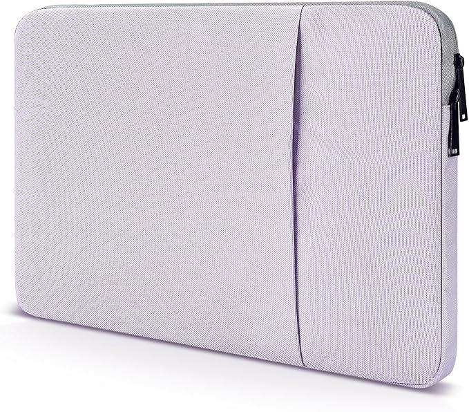 CaseBuy MacBook Air 15 inch Sleeve Water-Resistant Protective Case for 2025 2024 MacBook Air 15 M2 M3 M4 Chip A2941 A3241 Laptop Carrying Case Cover Slim Traveling Accessories Bag -Purple