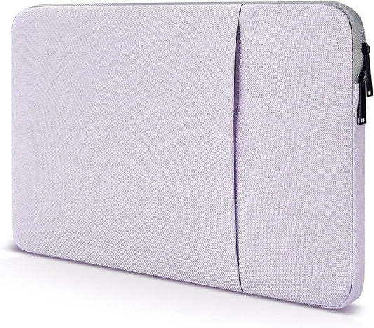 CaseBuy MacBook Air 15 inch Sleeve Water-Resistant Protective Case for 2025 2024 MacBook Air 15 M2 M3 M4 Chip A2941 A3241 Laptop Carrying Case Cover Slim Traveling Accessories Bag -Purple
