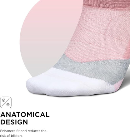 Feetures Elite Light Cushion No Show Tab Athletic Ankle Socks - Sport Sock with Targeted Compression