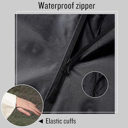 SaphiRose Unisex Rain Poncho Waterproof Raincoat Hooded for Adults Women with Pockets