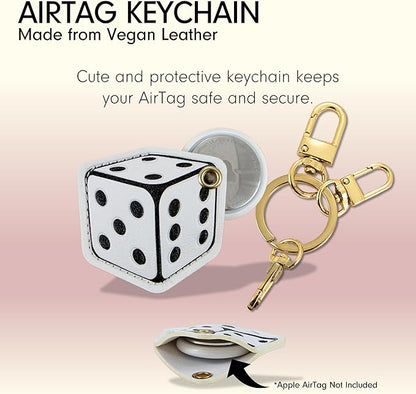 Sonix Keychain Case Compatible with Apple AirTag | Protective Cover Keychain for AirTags | Dice