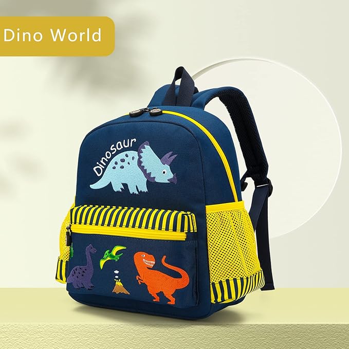 willikiva Cute Zoo Little 3d Backpack Kids Backpack for Boys and Girls Toddler Backpack Waterproof Preschool(Dinosaur)