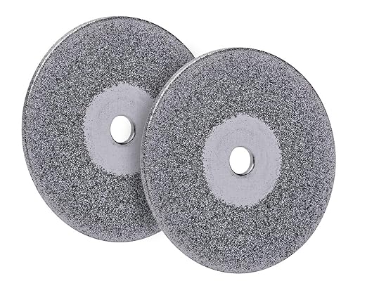 Eastwood 2 Pack of Tungsten Grinder Replacement Diamond Abrasive Wheels Max RPM 40000 1" Diameter