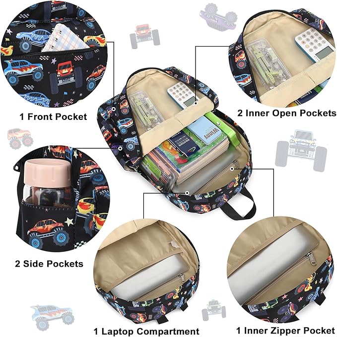 CAMTOP Preschool Backpack for Kids Boys Girls Toddler Backpack Kindergarten School Bookbags for Age 3-8