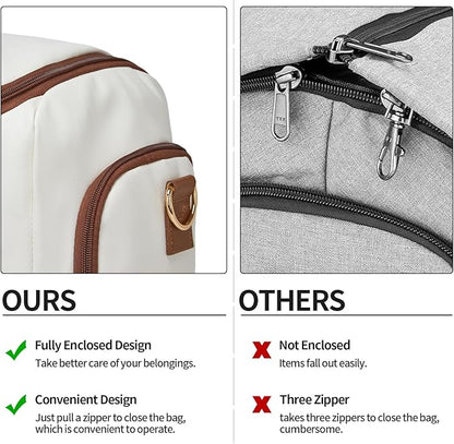 Carry On Garment Bag for Travel, Convertible Travel Garment Bag for Men Women, 2 in 1 Hanging Suitcase Suit Business Travel Bag