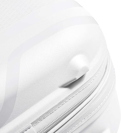 DELSEY PARIS Clavel Hardside Expandable Luggage with Spinner Wheels, White, Checked-Large 30 Inch