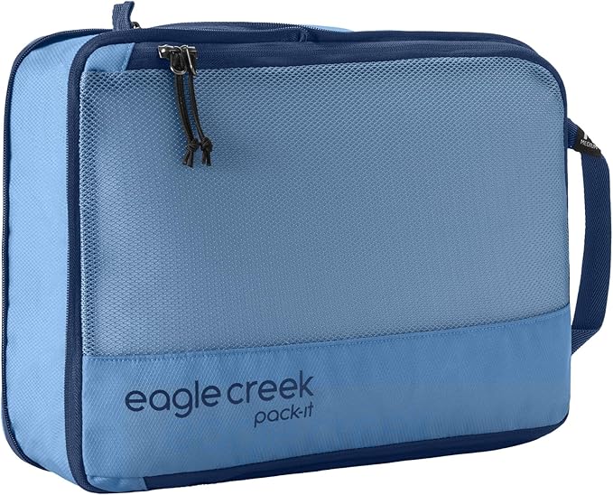 Eagle Creek Pack-It Isolate Compression Cube - Lightweight Compression Cube for Optimizing Luggage Space - Easy-Grab Zipper - Convenient Top Handle - Recycled Materials - Small